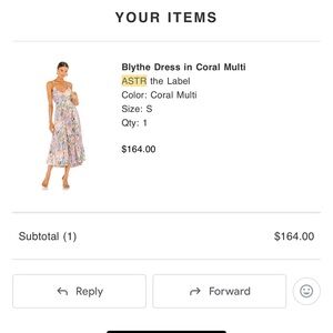 Blythe Dress in Coral Multi